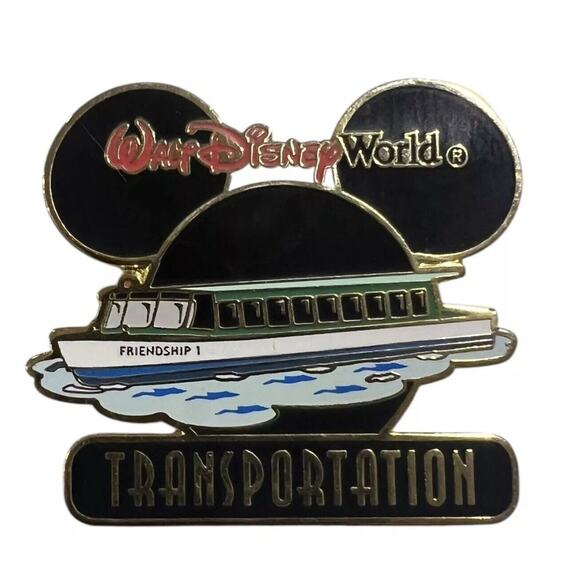 Disney Transportation Series Pin Ferryboat Friendship Water Taxi LE 5000 WDW - Picture 3 of 3